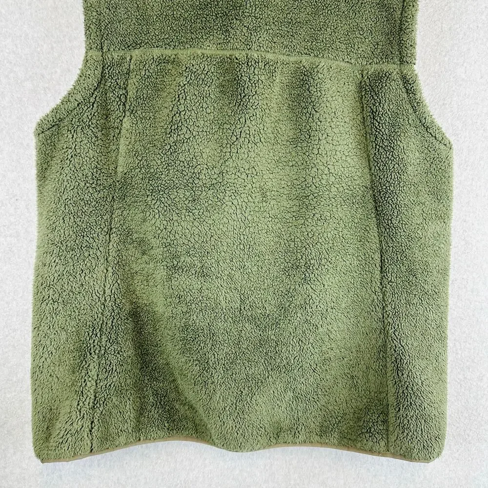 The North Face Womans Sz XXL Vest Campshire Fleece Green Sleeveless Sherpa - Picture 8 of 11
